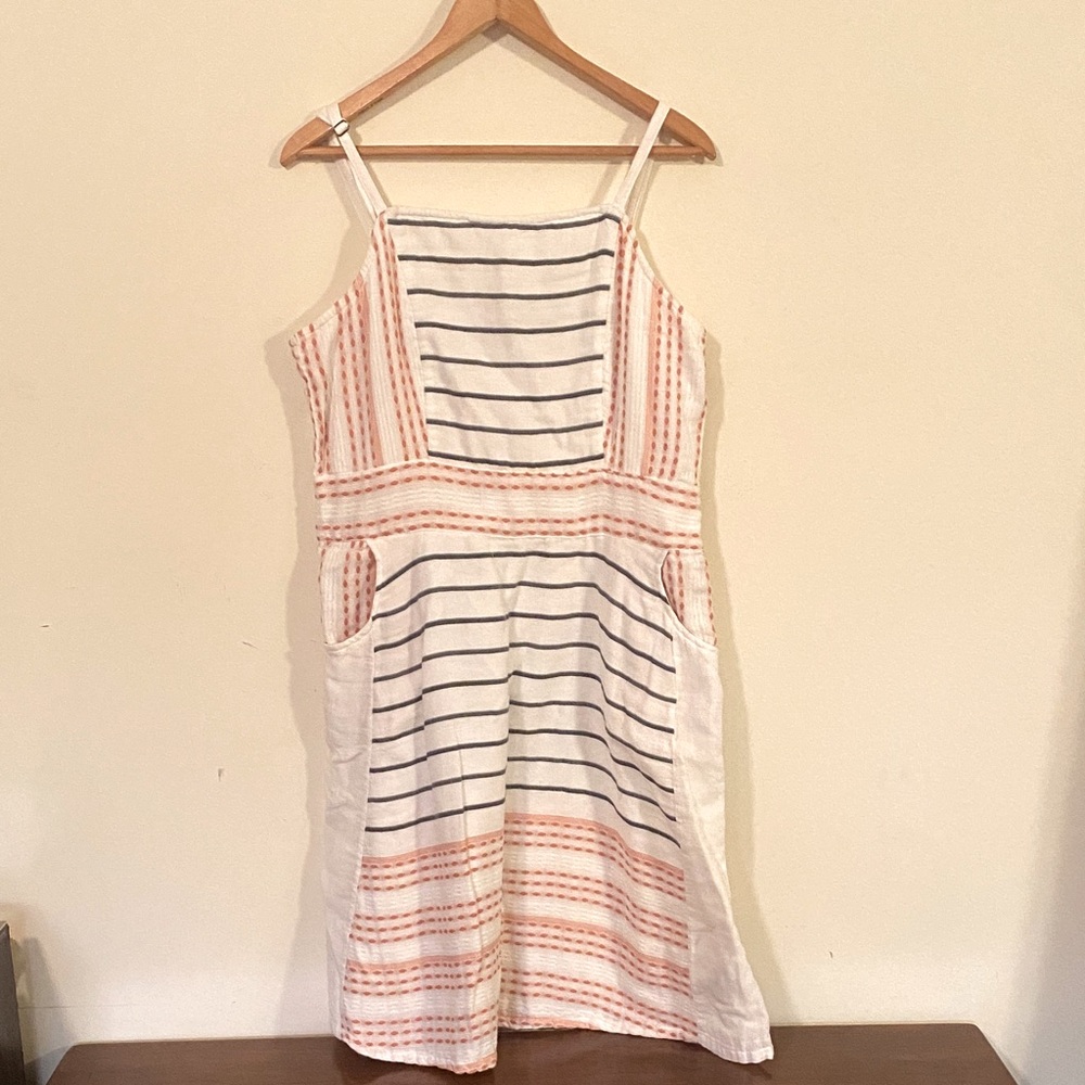 Cotton adjustable straps cute dress